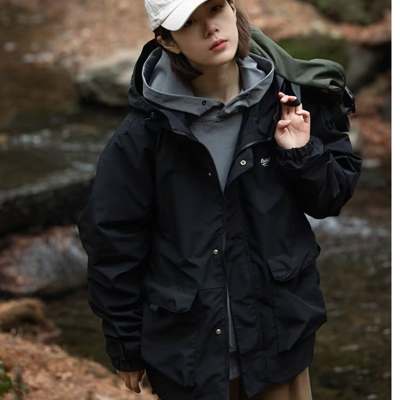 Outdoor Hooded Jacket Men And Women
